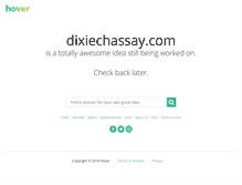 Tablet Screenshot of dixiechassay.com